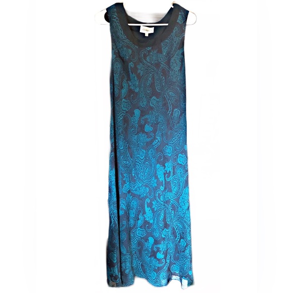 Studio One 2 Piece Dress Teal 10 - Picture 4 of 6